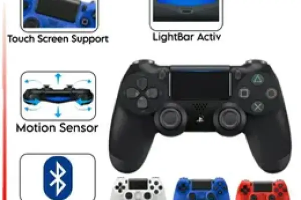 Stik Controller PS4 LED Touch Bar: Upgrade Gamepad Anda